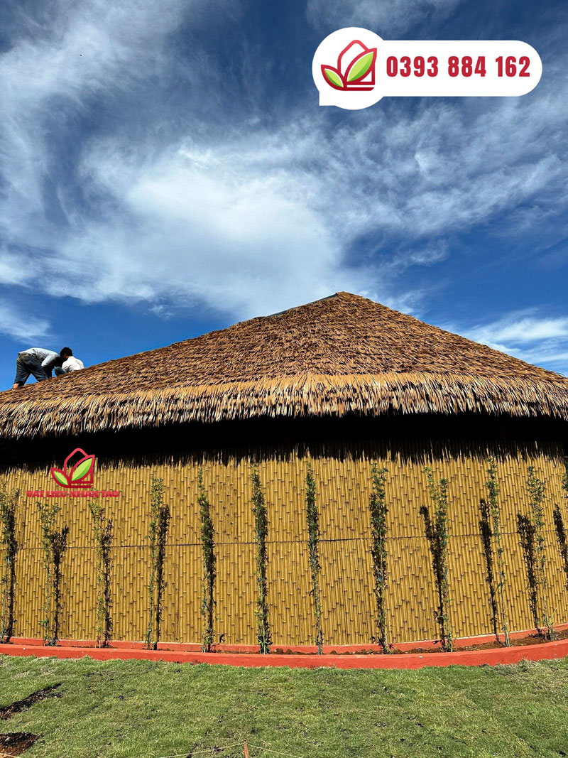 Hàng rào tre nhựa