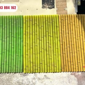 Báo giá tấm tre nhân tạo màu xanh mới nhất 2025