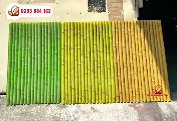 Báo giá tấm tre nhân tạo màu xanh mới nhất 2025