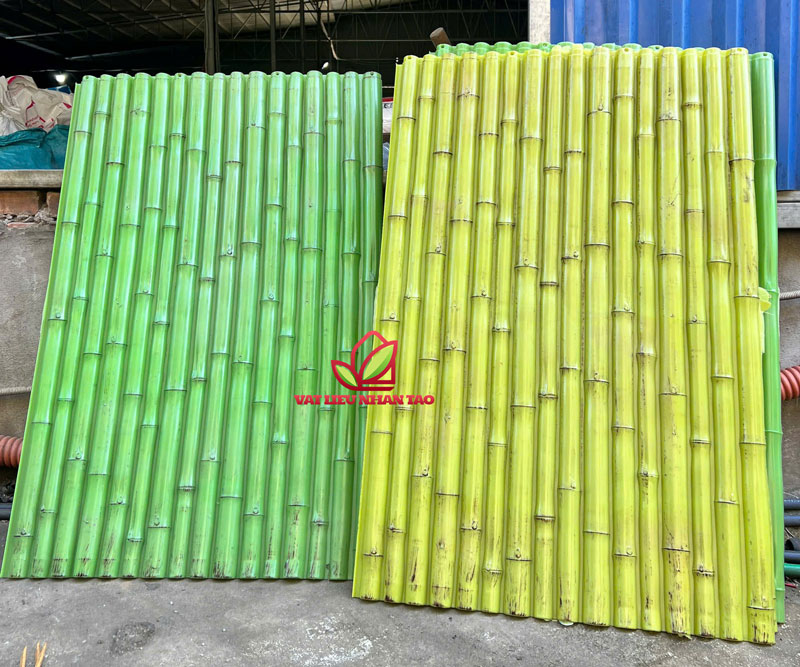 Tấm tre nhựa ốp vách