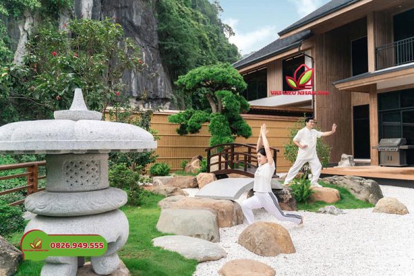 Tấm tre nhân tạo trang trí tiểu cảnh ngoài trời hạn chế tối đa các nhược điểm của tre tự nhiên